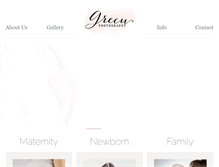 Tablet Screenshot of grecuphotography.com